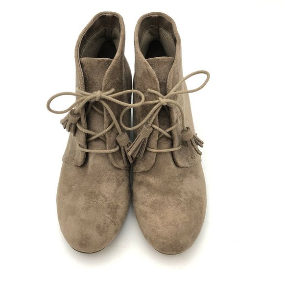 Dr. Scholl's Tan Ankle Booties - Picture 2 of 12